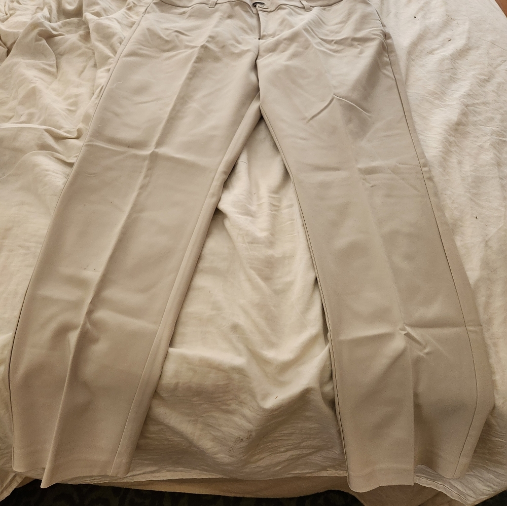 Women's Khaki And Black Dress Pants